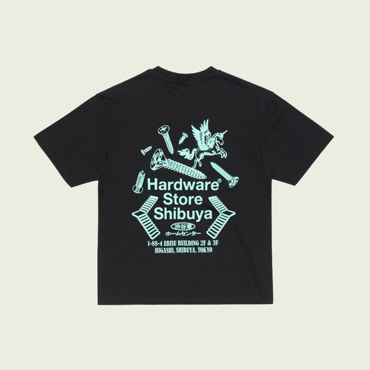 Hardware Store Shibuya T-Shirt Black