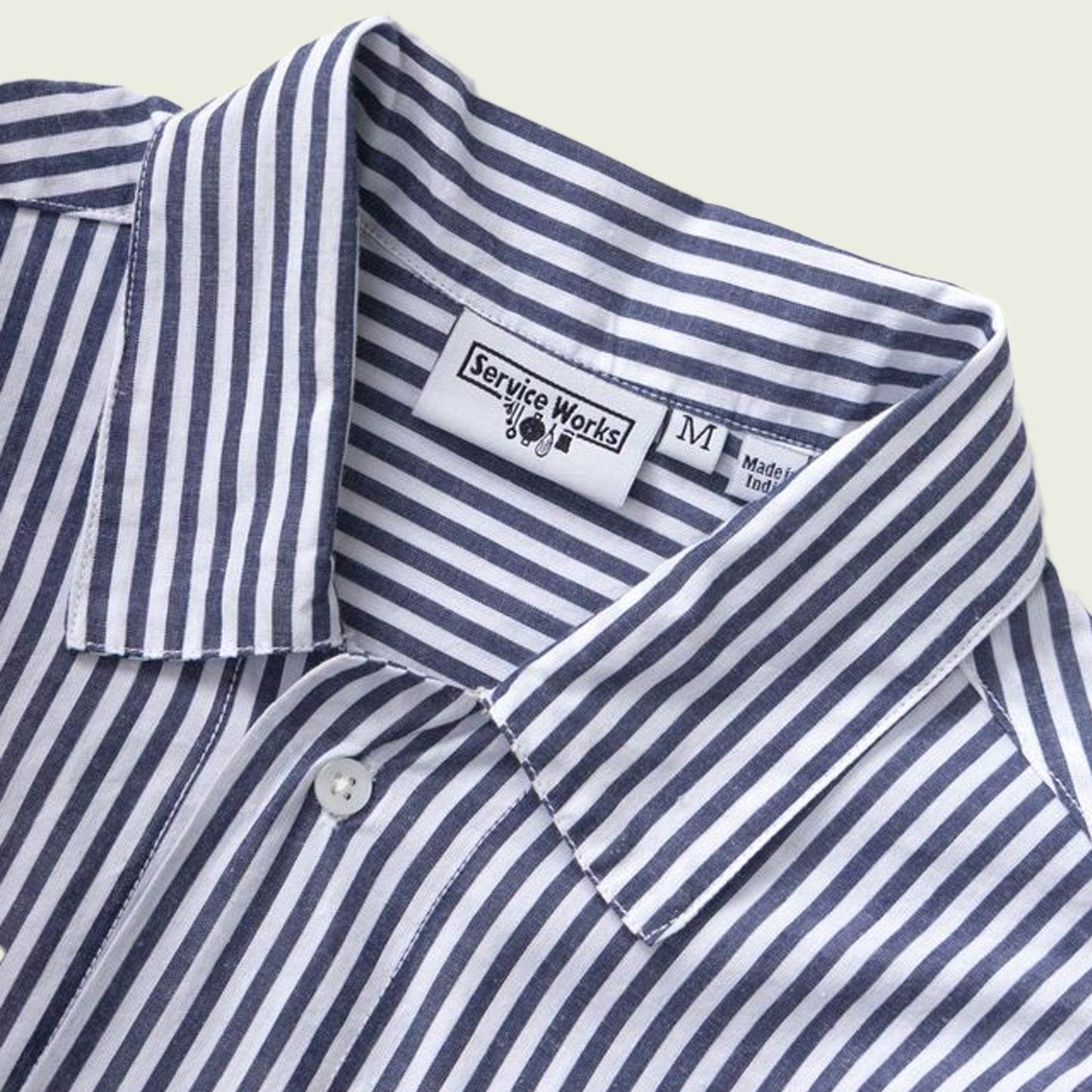 Poplin Stripe Waiter Shirt