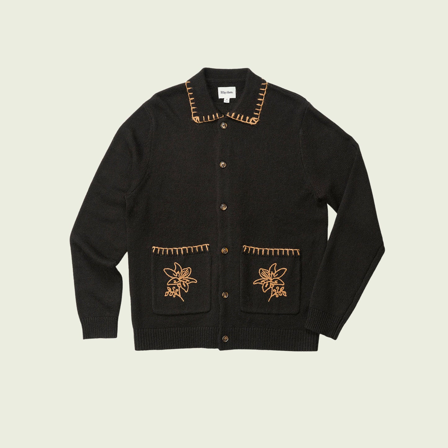 Whip Stitch Button Up Knit