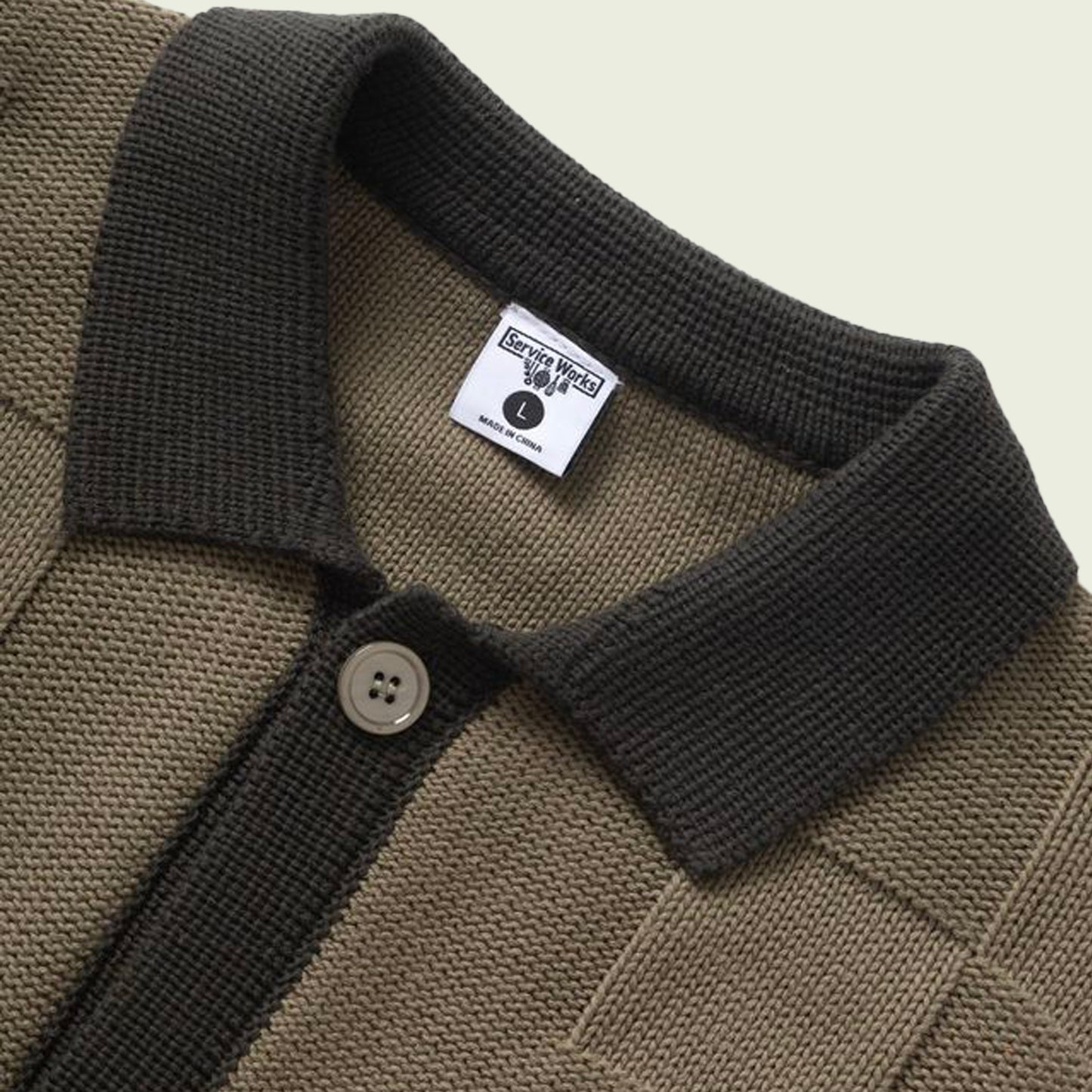Check Panel Cardigan