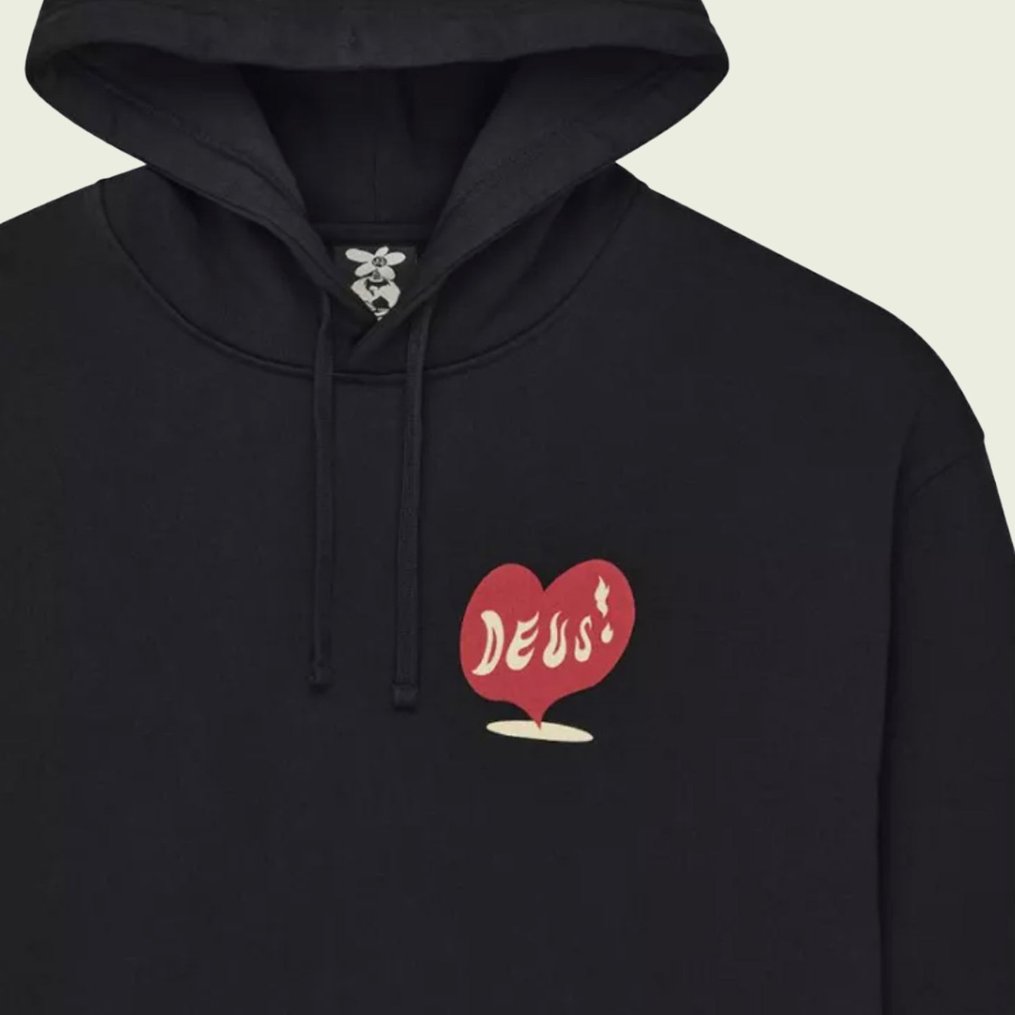 Deep Cut Hoodie - Black