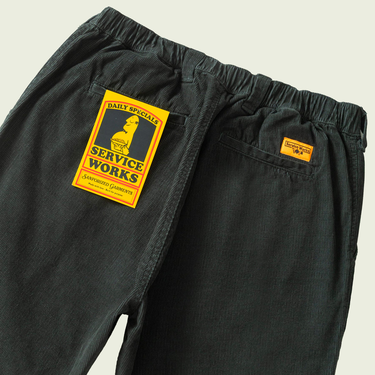 Fine Cord Waiter Pants