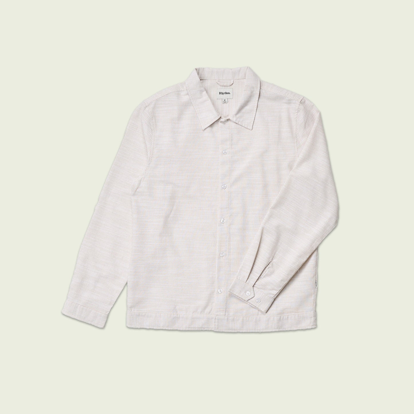 Striped Linen Ls Shirt
