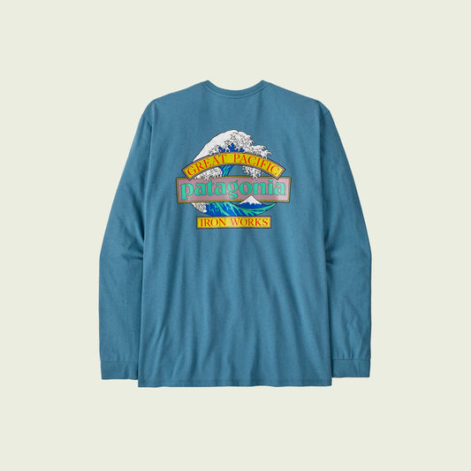 M's L/s Great Waves Responsibili-tee
