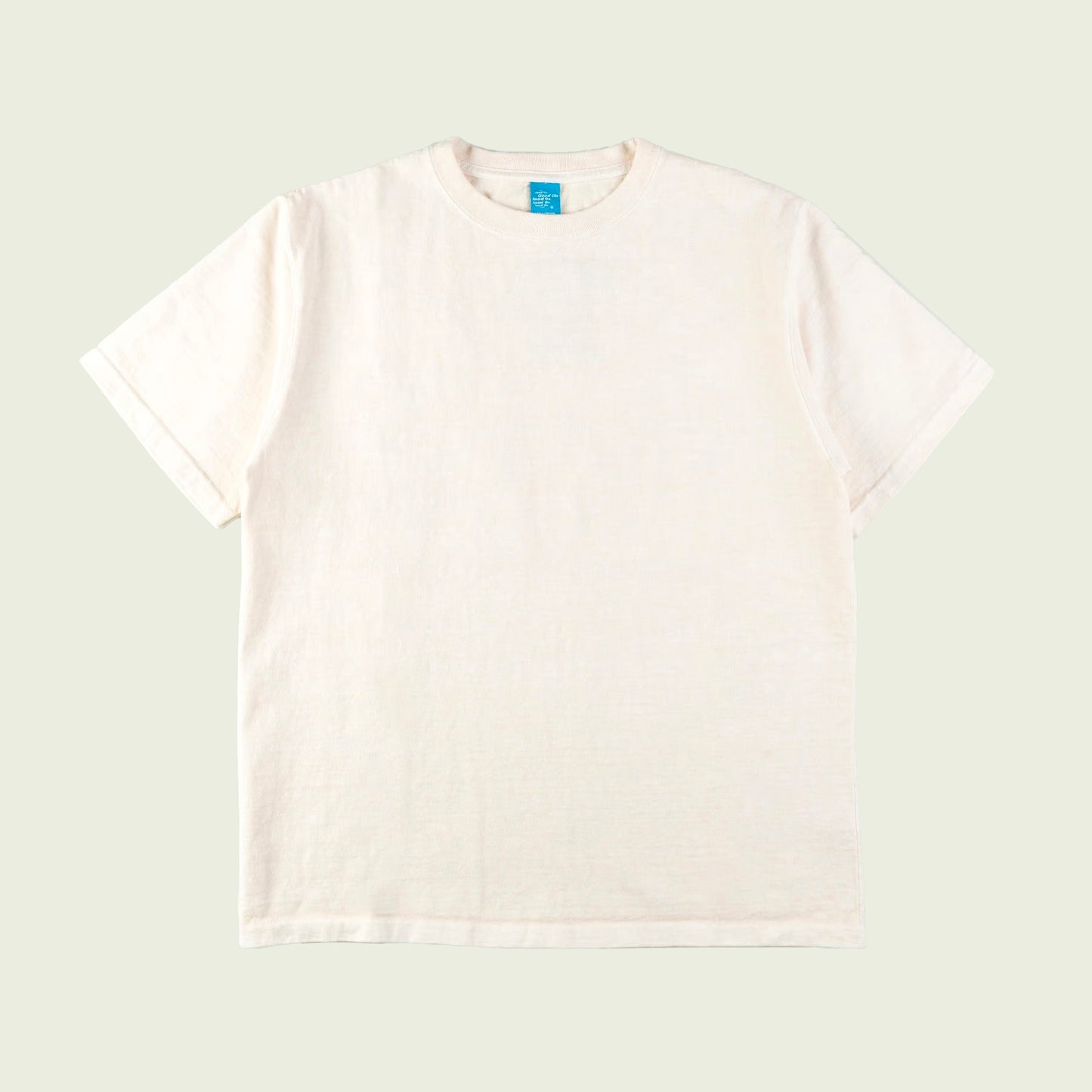 S/s Heavy Crew Tee - P-Natural