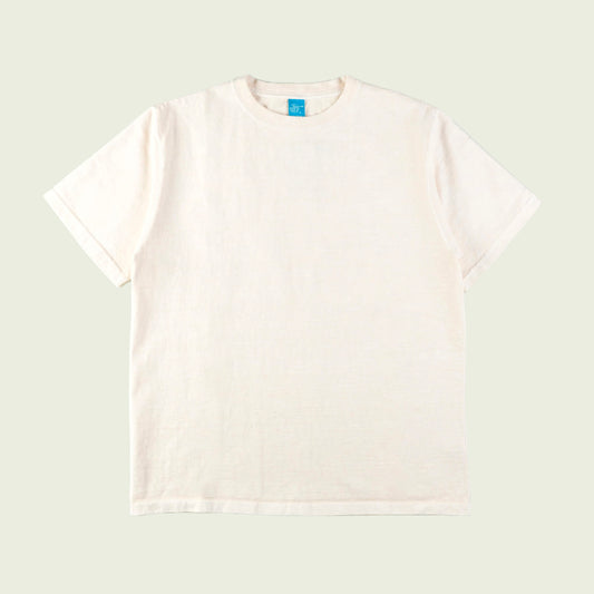 S/s Heavy Crew Tee - P-Natural
