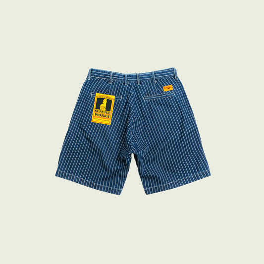 Pinstripe Denim Part Shorts