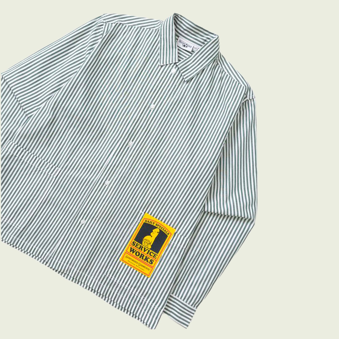 Poplin Stripe Waiter Shirt