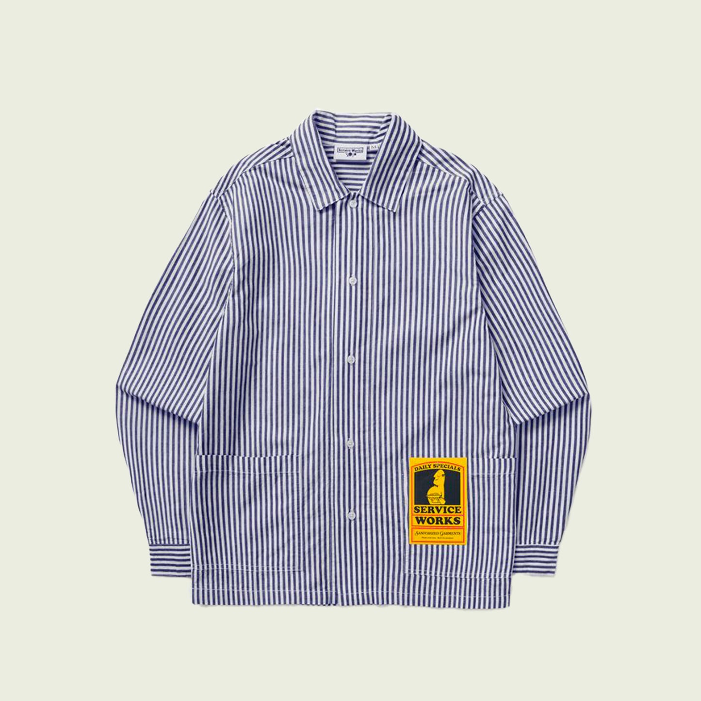 Poplin Stripe Waiter Shirt