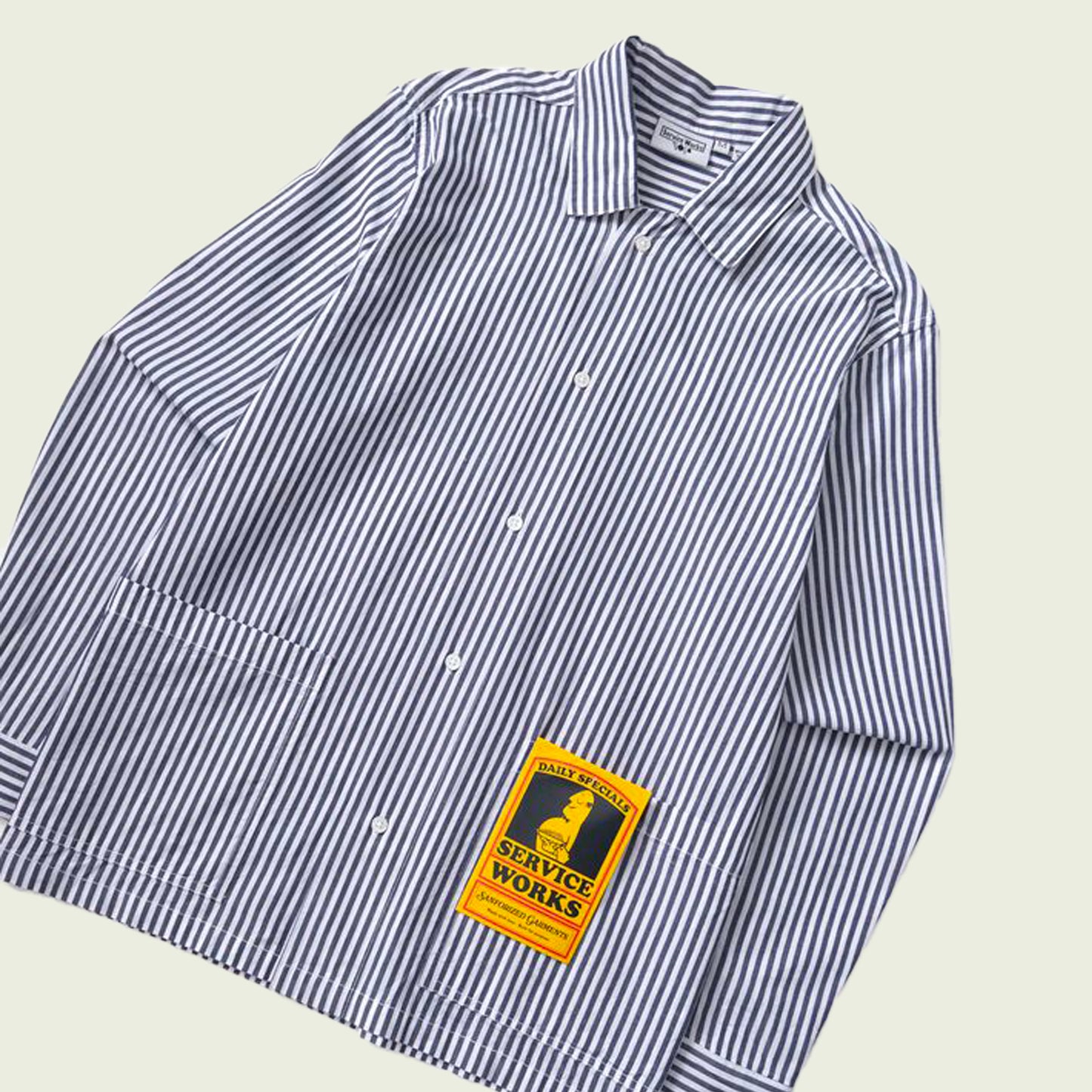 Poplin Stripe Waiter Shirt