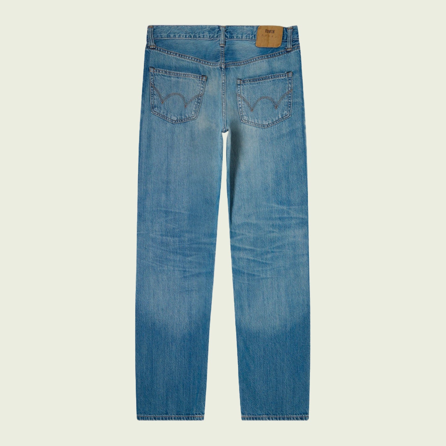 Regular Straight Jeans - Blue Light Used