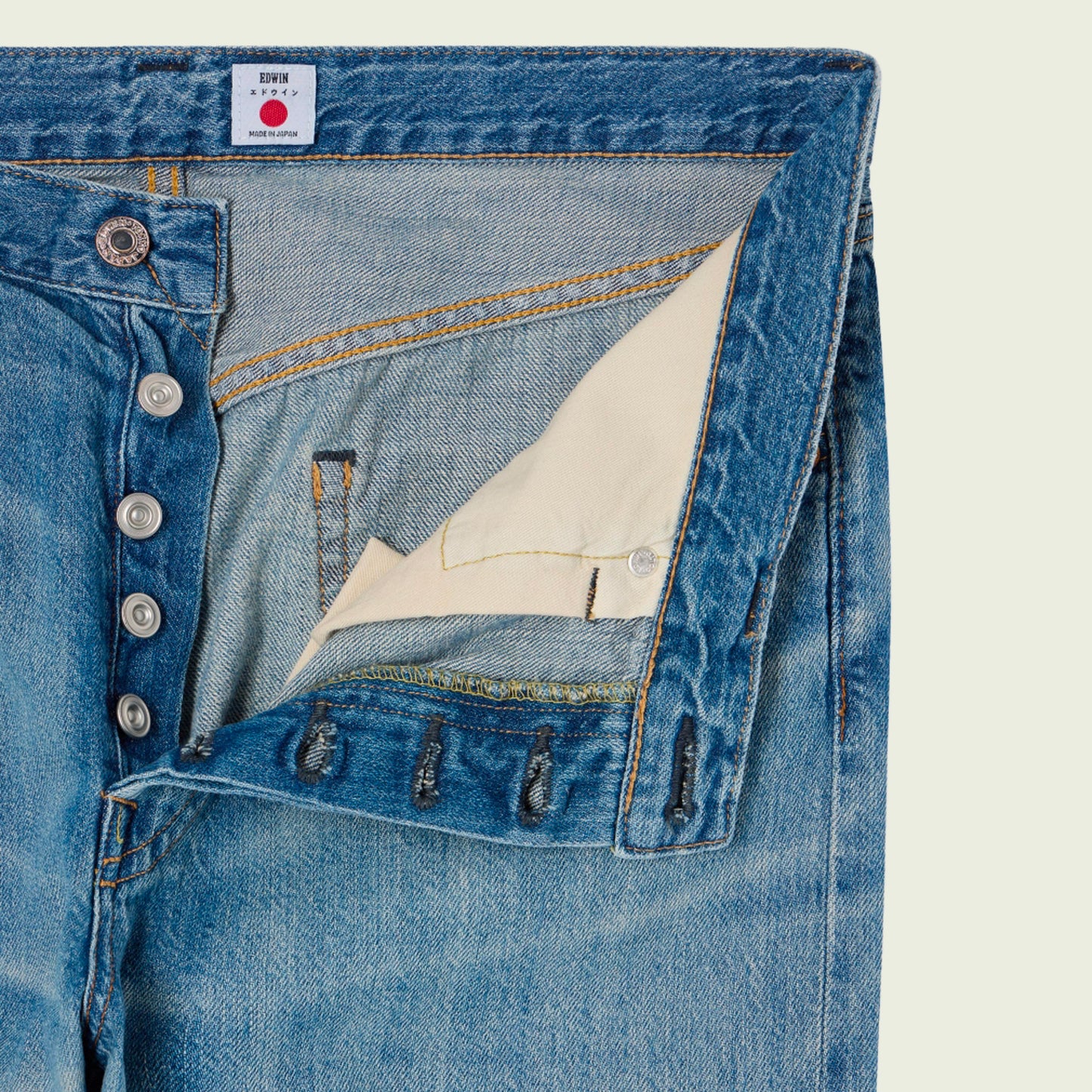 Regular Straight Jeans - Blue Light Used
