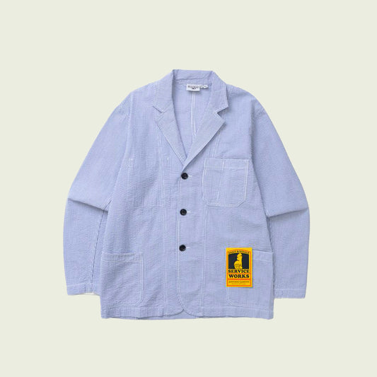 Seersucker Server Suit Jacket