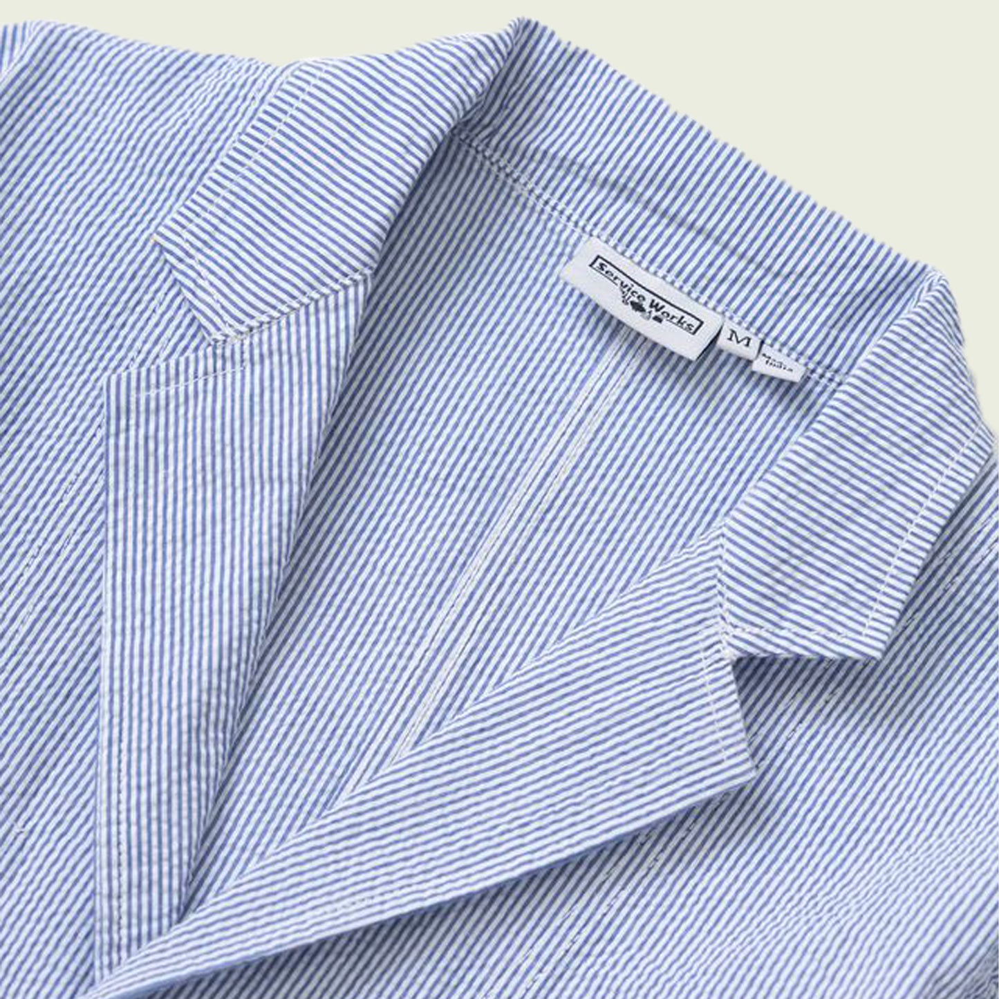 Seersucker Server Suit Jacket