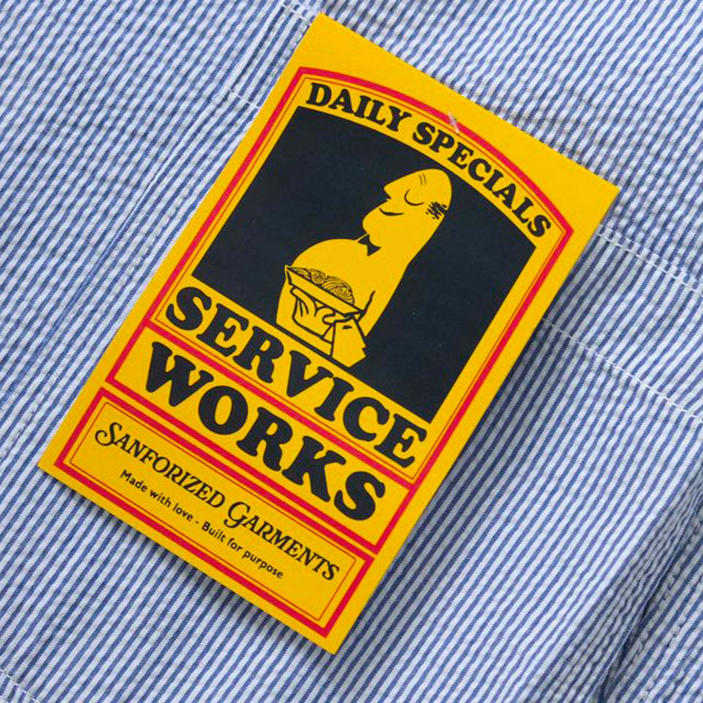 Seersucker Server Suit Jacket