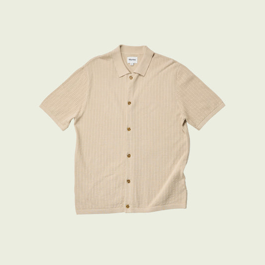 Textured Knit Ss Shirt