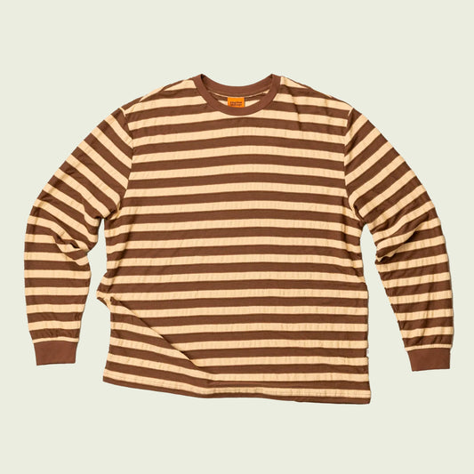 Textured Stripe Ls T-Shirt