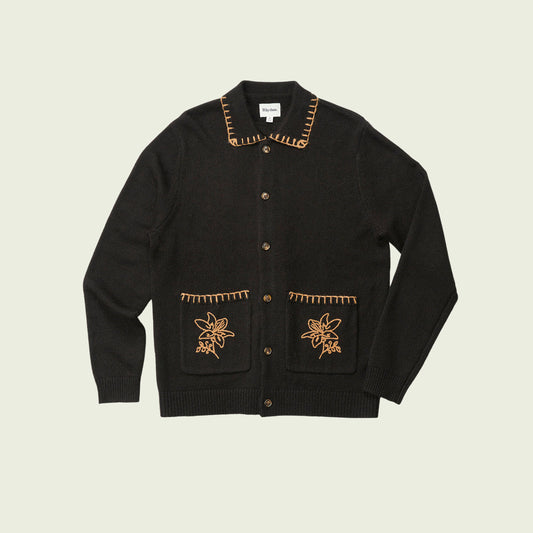 Whip Stitch Button Up Knit